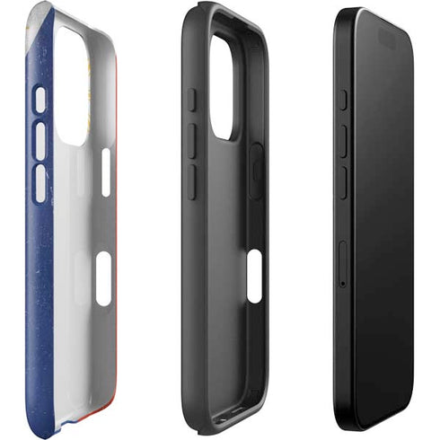 Philippines Flag Distressed iPhone 16 Pro Impact Case
